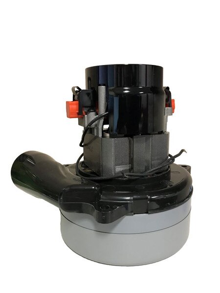 Back view of vacuum motor